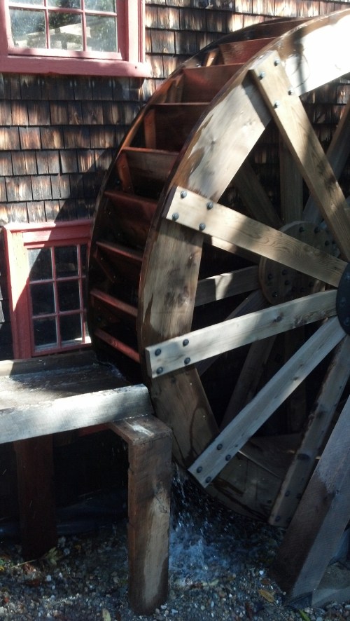 Gristmill water wheel