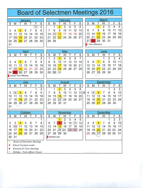 2016-BoS calendar with meeting dates