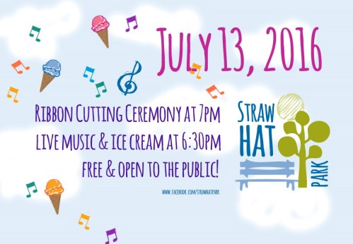 Straw Hat Park opening invite