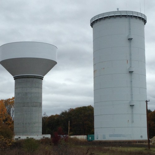 water towers at MSH