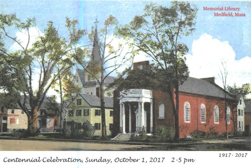 library 100th postcard