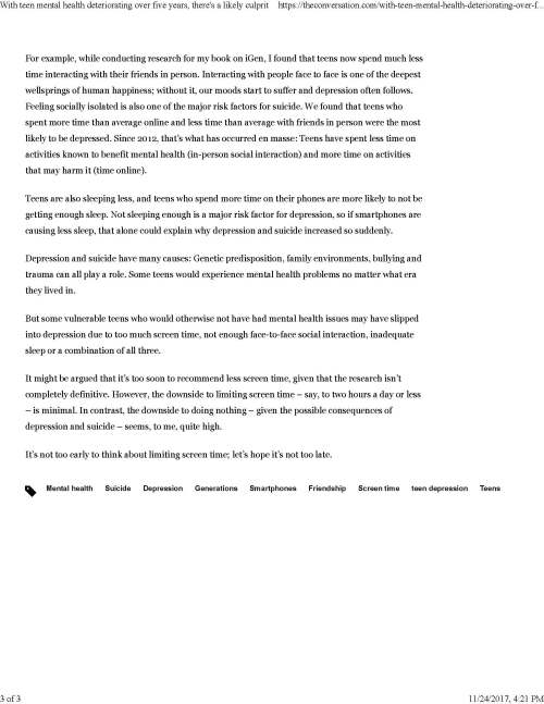 With teen mental health deteriorating over five years, there's a likely culprit_Page_3