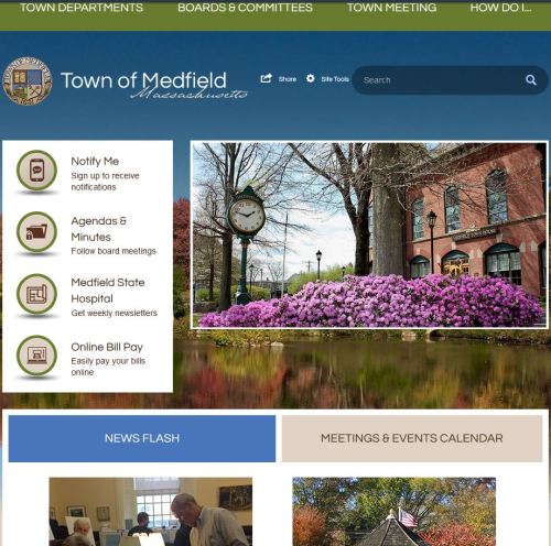 town website