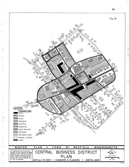 Downtown - from Master Plan Study Report No. 8 - 1964