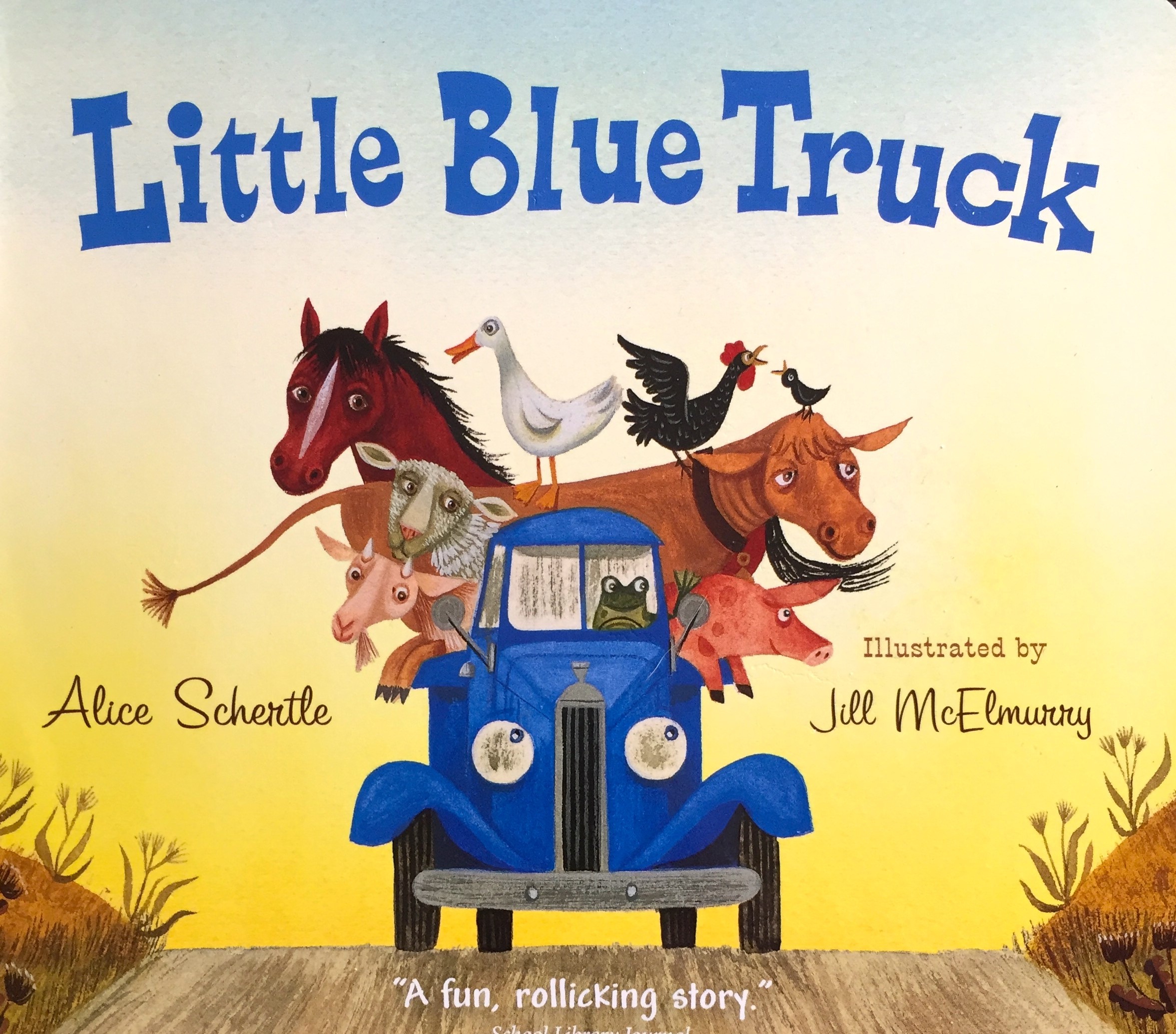 little blue truck